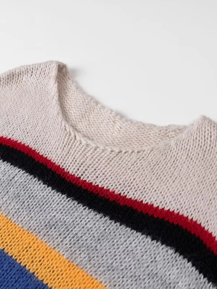 Rainbow Stripe Sweater