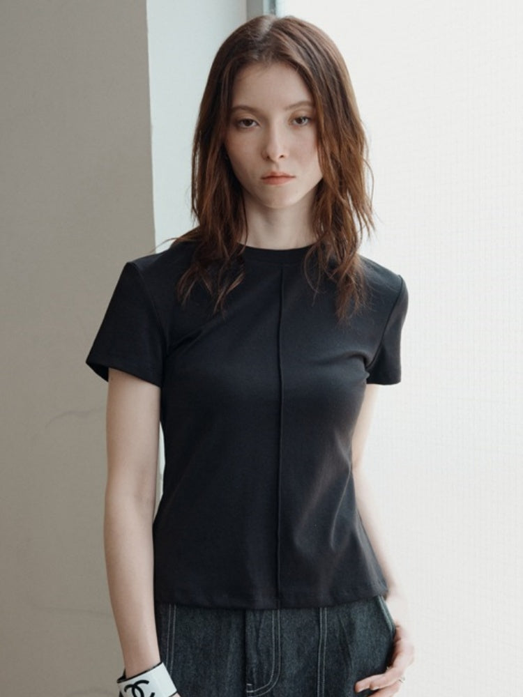 Minimalist Casual Basic Short Sleeve T-Shirt