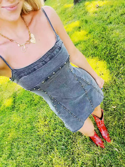 Dixie Denim Mini Dress