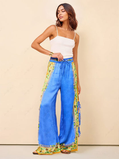 Ornate Mosaic Tiles Pants-Set