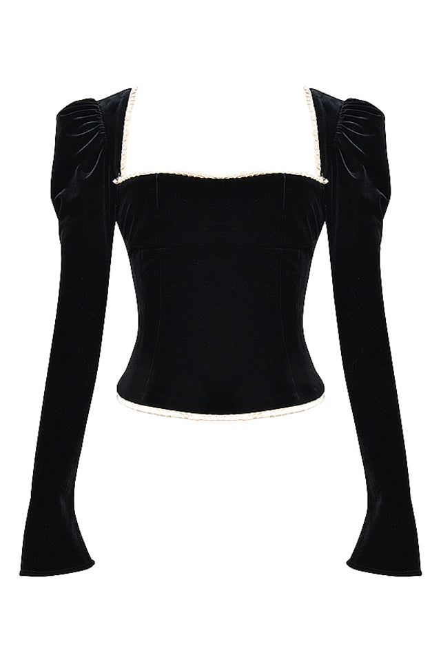 Black Velvet Corset