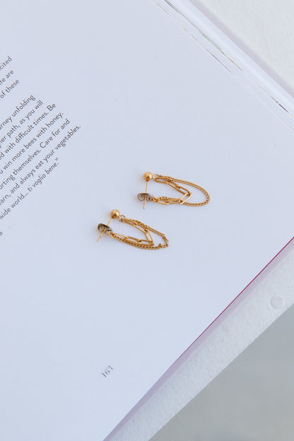 18K Gold Plated Tiffanys Secrets Earrings Gold