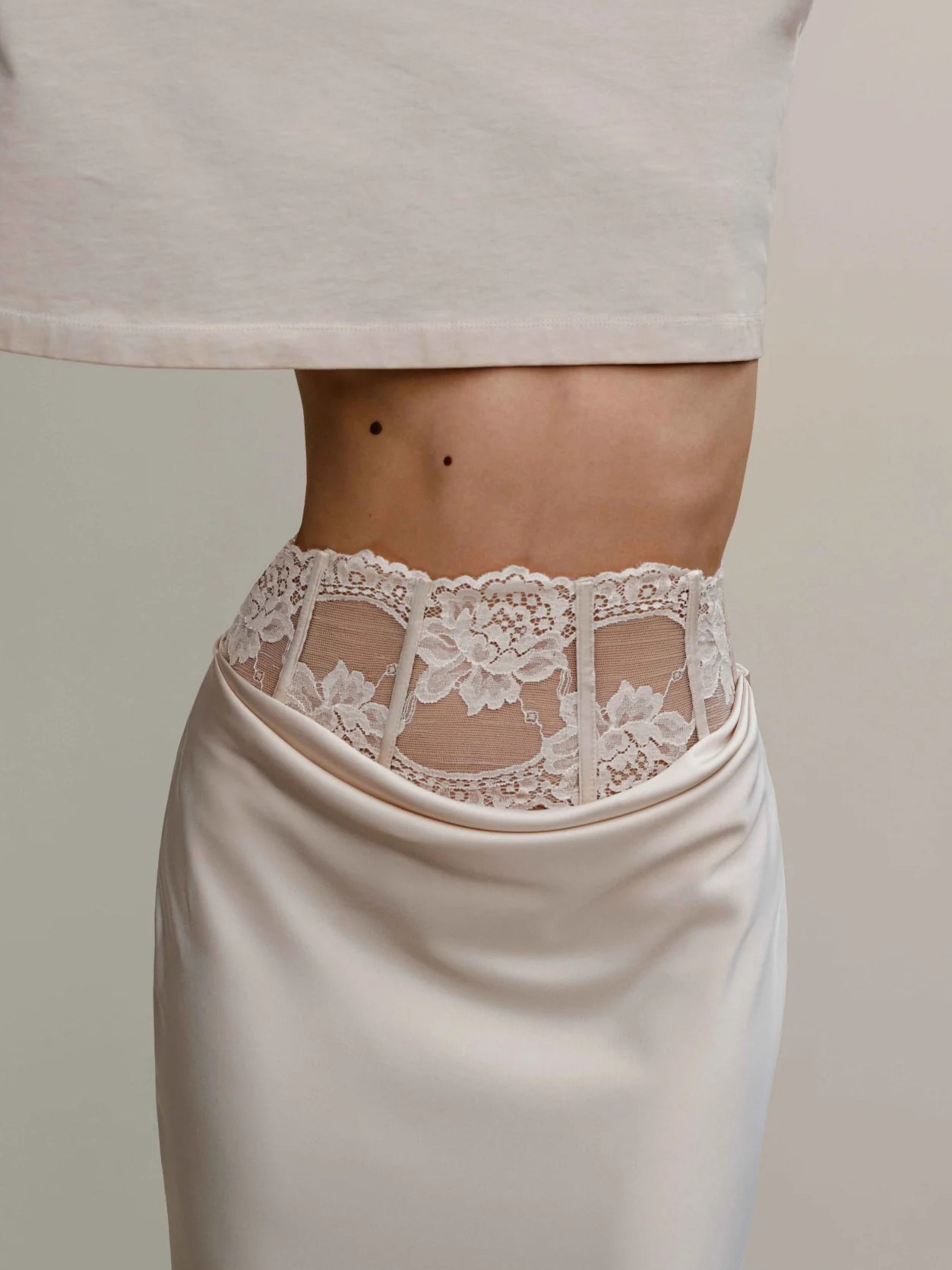 My Roman Empire Lace Waist Skirt