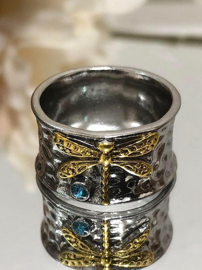 Aquamarine Insect Ring