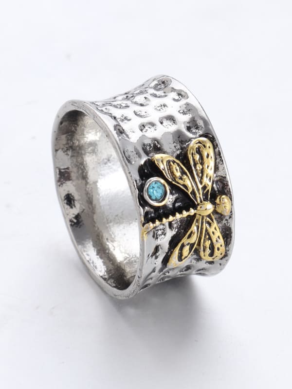 Aquamarine Insect Ring