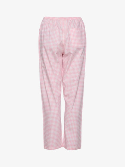 Organic Cotton Top - Pink Checks